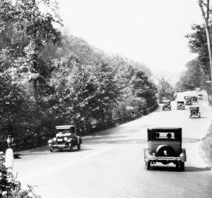 A spring day on the Bronx River Parkway in 1926