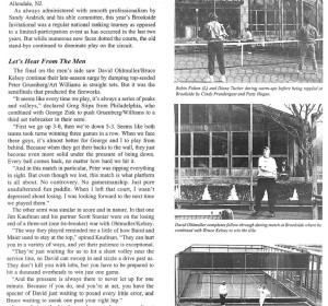 Platform Tennis News, Spring 1995