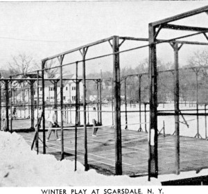 Winter play at Fox Meadow in late 1930s