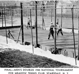 Final of Men's National Championship 1940, Fox Meadow Tennis Club, Scarsdale, NY