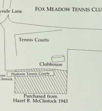 Land leased and purchased from Hazel B. McClintock in 1943