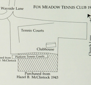 Land leased and purchased from Hazel B. McClintock in 1943