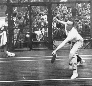John R. Moses playing at Fox Meadow Tennis Club