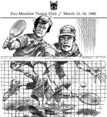 Fifty-Second National Men's Platform Tennis Championships, Fox Meadow Tennis Club, March 15 & 16, 1986