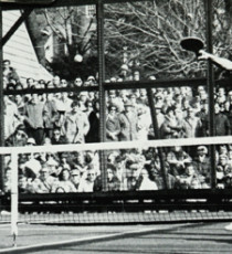 Bob Kingsbury (right) and John Mangan at Fox Meadow in 1975