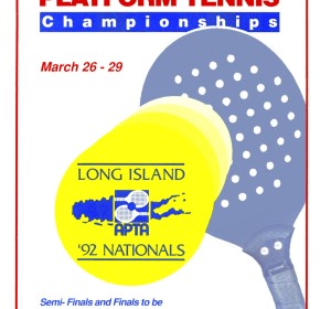 1992 National Platform Tennis Championships, Long Island, March 26-29, 1992