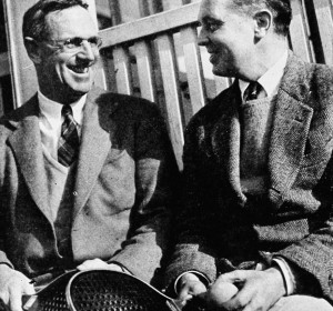 The Founders of the game. Fess Blanchard (left) and Jimmy Cogswell.