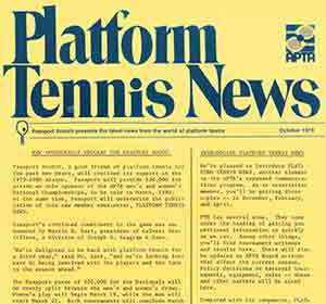 First edition of PTN, October 1979