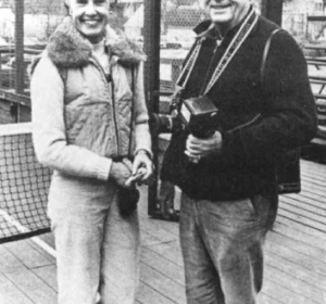 Marilyn and Gub Gerrish at Fox Meadow Tennis Club in Scarsdale, NY