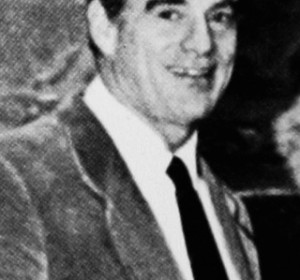 Charles F. Evans, Jr.,1983. Photograph taken at the celebration of Fox Meadow Tennis Club's centennial