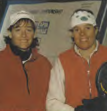 Tonia Dillon Mangan and Bobo Delaney Mangan at the 1998 National Championships