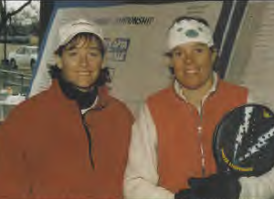Tonia Dillon Mangan and Bobo Delaney Mangan at the 1998 National Championships