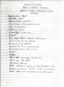 1989 Nationals Playbook contents