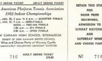 As a way to bring platform tennis to wider audiences, several tournaments were held indoors in Connecticut in the early 1980s, including the Nationals in 1983