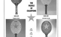 Rich Maier's company's ARD paddle advertisement