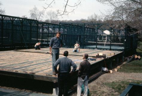 Building 9th Platform Tennis court