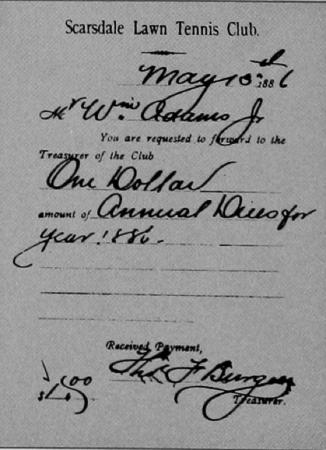 The Annual Dues - What a bargain!