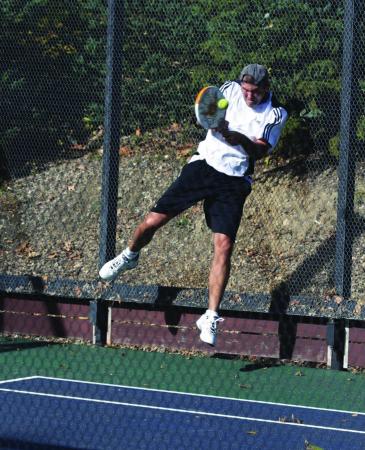 Michael Cochrane in a singles tournament
