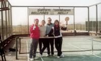 European Championships in Halpert, Holland. Keith Butterfield, Marion Anchard, Bill Dodd & ?