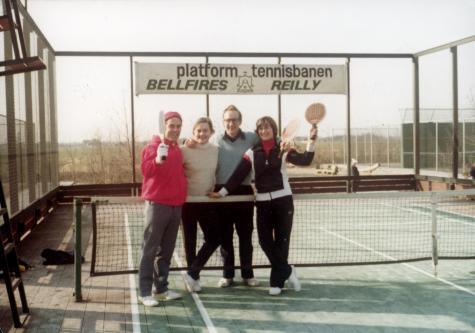 European Championships in Halpert, Holland. Keith Butterfield, Marion Anchard, Bill Dodd & ?