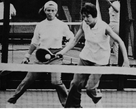 FMTC's travelling pros - Judy Macy and Ann Daunic in the 1970s