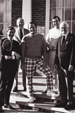 The Cleveland Invitational directors in 1973 (from left to right): David S. Dickenson II, Richard Taylor, Willis M. McFarlane, Carrington Clark Jr., and Robert Bartholomew. (Missing from photo: John J. Bernet and John F. Turben)