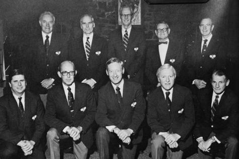 Fox Meadow shows its continuing contribution to the APTA. Among the pictured APTA Presidents are eight Club members.