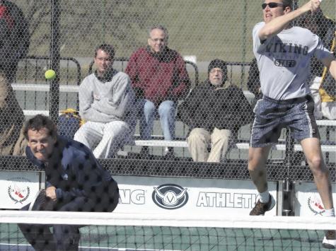 Flip Goodspeed (in front) and Scott Mansager in the 2007 Nationals at the New York Athletic Club in Pelham Manor, NY