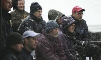 Spectators brave the snow at the 2008 Nationals in Rochester