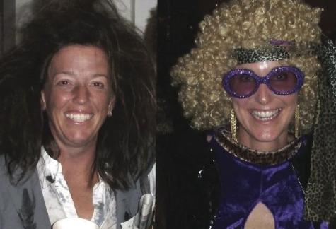 At the 2009 Nationals the top players were asked to submit a "team" snapshot. Liz Hayward and Sally Cottingham submitted this photograph, proving even the top players don't take themselves too seriously