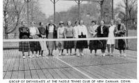 Women players at The Paddle Tennis Club of New Canaan, CT