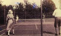 An early court in Hingham, Massachusetts, 1930