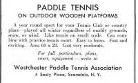 An early ad in American Lawn Tennis magazine