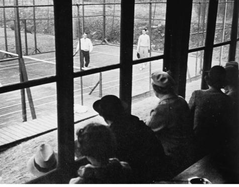 "Let the Gallery have comfortable benches from which they can look down on the court".