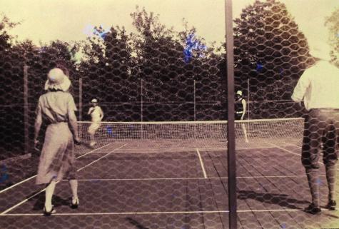 An early court in Hingham, Massachusetts, 1930