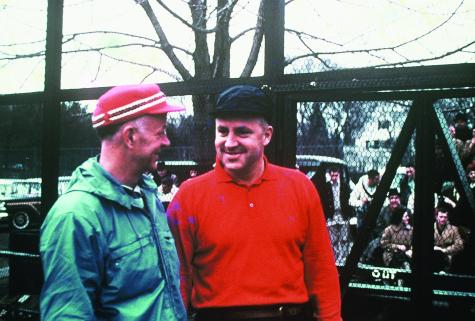 George Harrison and William Pardoe at Fox Meadow Tennis Club, Scarsdale, NY