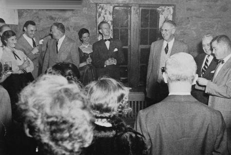 Jim Carlisle reads his epic poem "Hiawatha", a tribute to co-founders Blanchard and Cogswell on the twenty-fifth anniversary of the founding of paddle tennis.