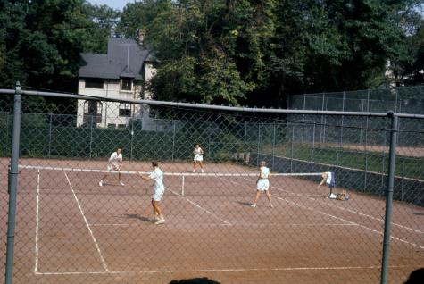 Tennis in 1960 at Fox Meadow Tennis Club