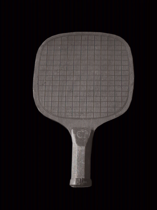 Standard paddle used by Jean Eaton in winning Women’s Doubles and Singles in 1935