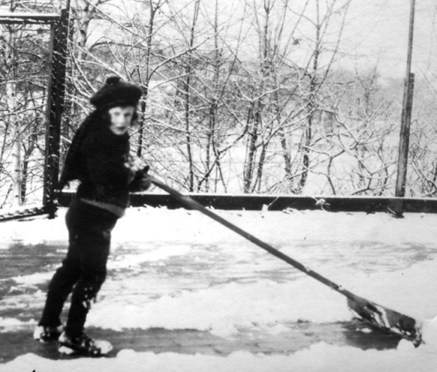 Snow shoveling is part of the fun!
