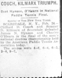 New York Times covers first Men’s National Championship