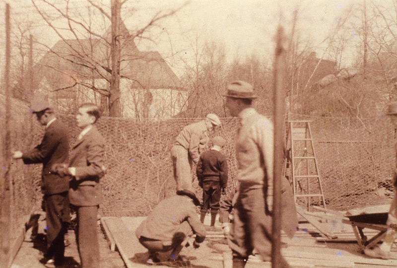 The second court nears completion