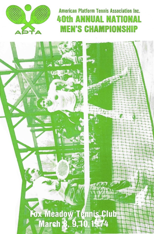 1974 Men's Nationals Program Brochure