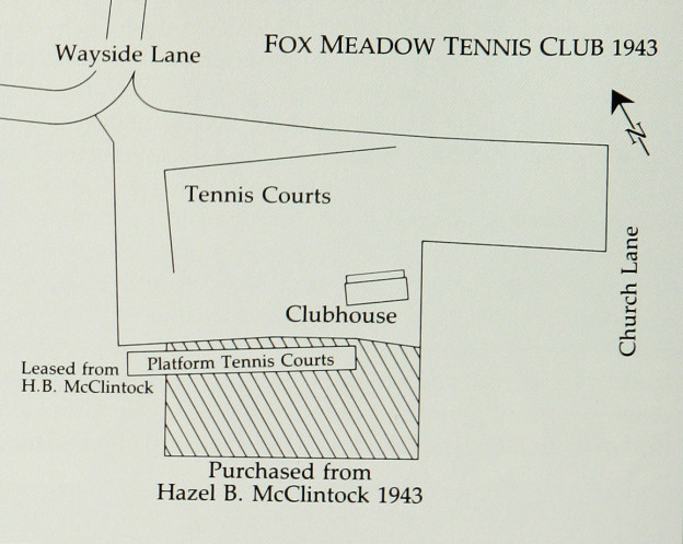 Land leased and purchased from Hazel B. McClintock in 1943