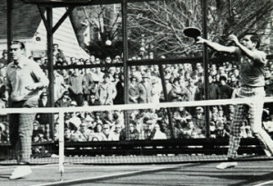 Bob Kingsbury (right) and John Mangan at Fox Meadow in 1975