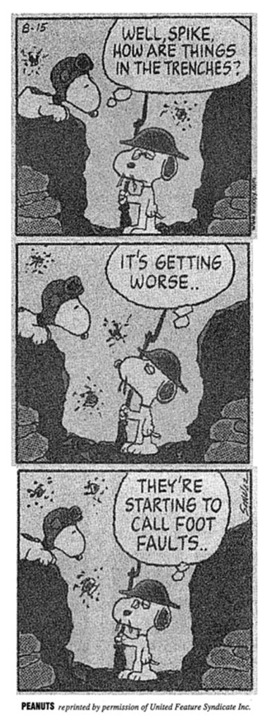 The APTA gets serious about foot-faults