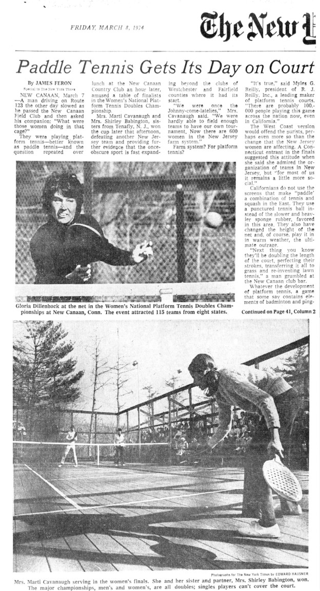 New York Times, March 1974