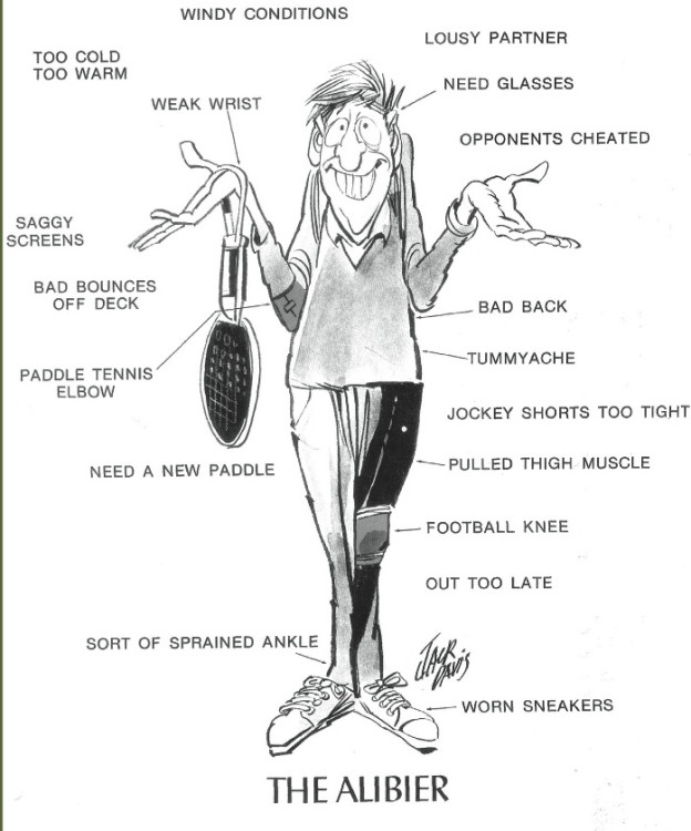 One of many Jack Davis paddle drawings