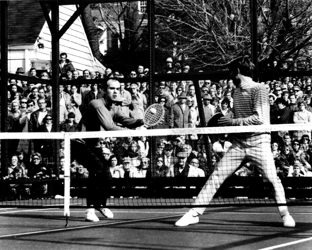 Chum Steele (left) and Keith Jennings, 1975 Nationals at Fox Meadow