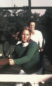 Louise Gengler (front) with partner Muffin Slonaker